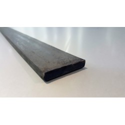 Plat Acier Laminé 40x8mm 1m - Profilé Métal Pour Aménagement Extérieur
